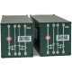20′ Smooth-Side Container with Right Side Door 2-Pack - Ready to Run -- Railway Express Agen, HO, Walthers SceneMaster 8681