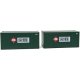 20′ Smooth-Side Container with Right Side Door 2-Pack - Ready to Run -- Railway Express Agen, HO, Walthers SceneMaster 8681