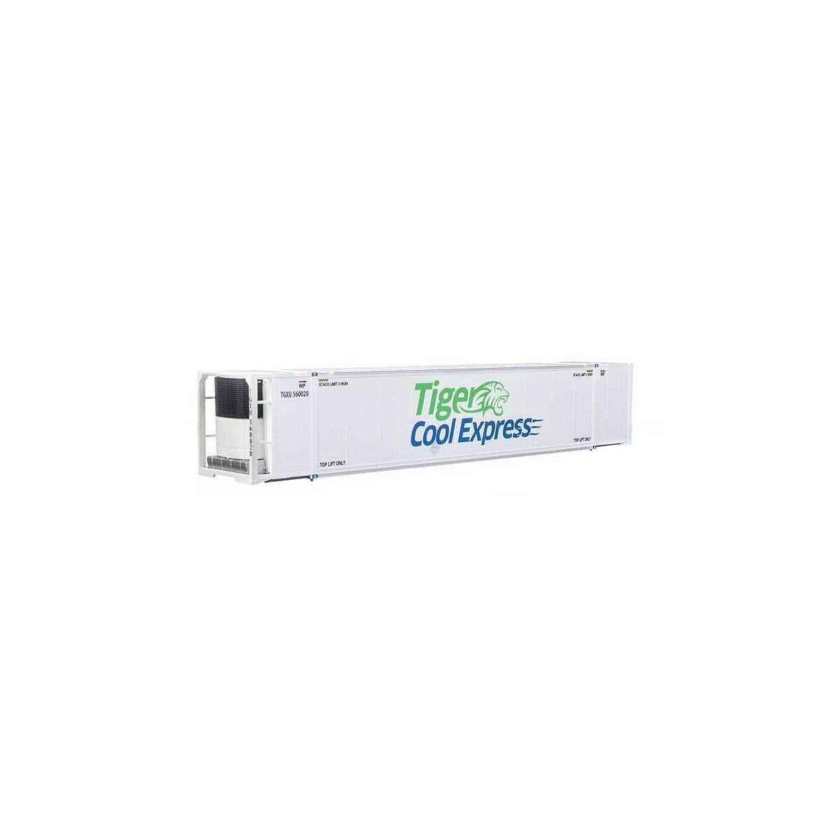 53′ Reefer Container - Ready to Run -- Tiger Cool Express, HO, Walthers SceneMaster 8708