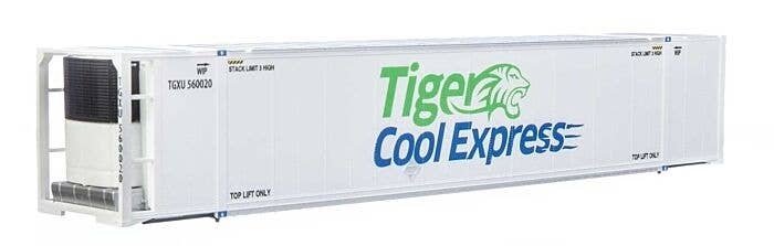 53′ Reefer Container - Ready to Run -- Tiger Cool Express, HO, Walthers SceneMaster 8708