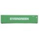 45′ CIMC Container - Assembled -- Evergreen (green, white), HO, Walthers SceneMaster 8554