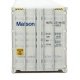 40′ Hi-Cube Corrugated-Side Container - Assembled -- Matson (gray, blue), HO, Walthers SceneMaster 8263
