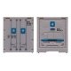 40′ Hi Cube Smooth Side Reefer Container - Assembled -- Maersk, HO, Walthers SceneMaster 8353
