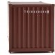 20′ Corrugated Container - Assembled -- Triton (brown, white), HO, Walthers SceneMaster 8053
