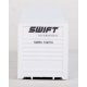 53′ Singamas Corrugated Side Container - Ready to Run -- Swift (white, blue), HO, Walthers SceneMaster 8509