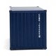 20′ Corrugated Container - Assembled -- CMA (blue, white, red), HO, Walthers SceneMaster 8062