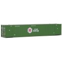 53′ Singamas Corrugated Side Container - Ready to Run -- Hub Group (green, white, red), HO, Walthers SceneMaster 8505