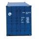 40′ Hi-Cube Corrugated-Side Container - Assembled -- Span Alaska (blue, white), HO, Walthers SceneMaster 8273