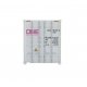 40′ Hi-Cube Corrugated-Side Container - Assembled -- Ocean Network Express - ONE (white, mag, HO, Walthers SceneMaster 8276