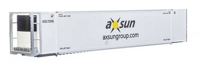 53′ Reefer Container - Ready to Run -- Axsun, HO, Walthers SceneMaster 8701
