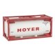 20′ Tank Container - Kit -- Hoyer (white, red), HO, Walthers SceneMaster 8108