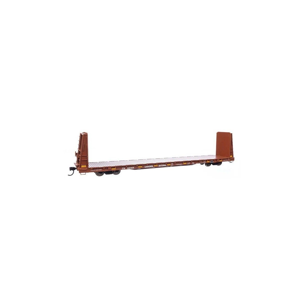 68′ Bulkhead Flatcar - Ready to Run -- Canadian National 622409, HO, WalthersMainline 50606