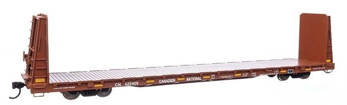 68′ Bulkhead Flatcar - Ready to Run -- Canadian National 622409, HO, WalthersMainline 50606