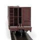 60` Pullman-Standard Bulkhead Flatcar (48` IL) - Ready to Run -- Trailer Train 90566 (brown), HO, WalthersMainline 5873