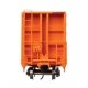 50′ CC&F Bulkhead Flatcar - Ready to Run -- Canadian National 603405 (orange), HO, WalthersProto 104351