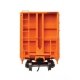 50′ CC&F Bulkhead Flatcar - Ready to Run -- Canadian National 603405 (orange), HO, WalthersProto 104351