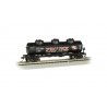 40′ 3-Dome Tank Car - Ready to Run - Silver Series(R) -- Protex Industries POAX 1054 (black, red, white)