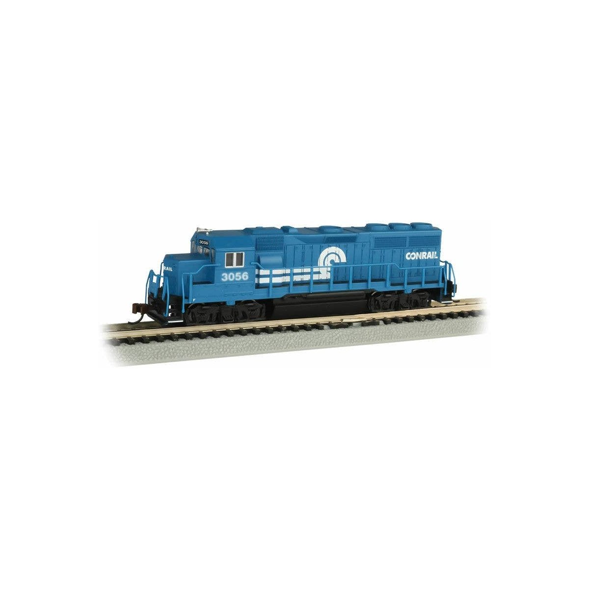 EMD GP40 - Standard DC -- Conrail 3056 (blue, white)