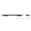 Magor 54′ Department of Defense (DODX) Flatcar 6-Pack - Ready to Run -- United States Army DO, HO, Rapido Trains Inc 199002