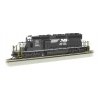 EMD SD40-2 w/DCC & Sound -- Norfolk Southern 3430 (black, white Horse Head Logo)