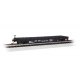 52′ Steel Flatcar - Ready to Run -- Norfolk & Western 32804 (black), N, Bachmann Industries 17356