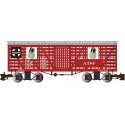 Animated Stock Car with Horses - Ready to Run -- Atchison, Topeka & Santa Fe, G, Bachmann Industries 98707