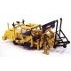 Maintenance-of-Way (MOW) / Work Train Equipment (Unpainted Metal Kit) -- Tamper Switch Tamping Machine with Laser-Alignment Bugg