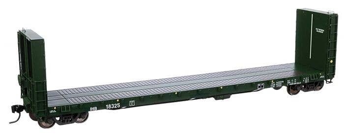 50′ CC&F Bulkhead Flatcar - Ready to Run -- Indiana Harbor Belt 18325, HO, WalthersProto 104357