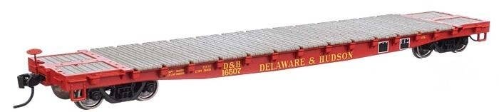 53′ GSC Flatcar - Ready to Run -- Delaware & Hudson 16507, HO, WalthersMainline 6611