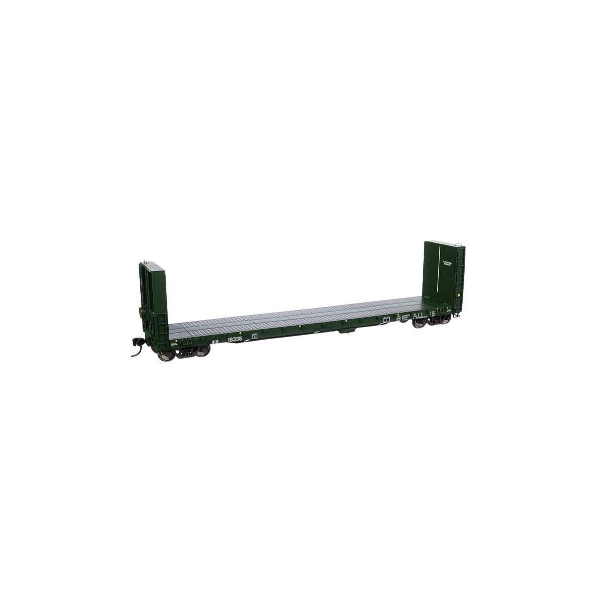 50′ CC&F Bulkhead Flatcar - Ready to Run -- Indiana Harbor Belt 18335, HO, WalthersProto 104358