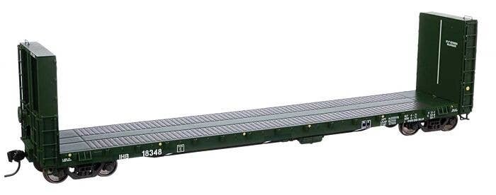 50′ CC&F Bulkhead Flatcar - Ready to Run -- Indiana Harbor Belt 18348, HO, WalthersProto 104359