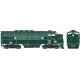 EMD F3A Phase 2 w/LokSound & DCC - Executive Line -- Central Railroad of New Jersey 51 (Sea Green, yellow Liberty Logo)