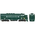 EMD F3A Phase 2 w/LokSound & DCC - Executive Line -- Central Railroad of New Jersey 51 (Sea Green, yellow Liberty Logo)