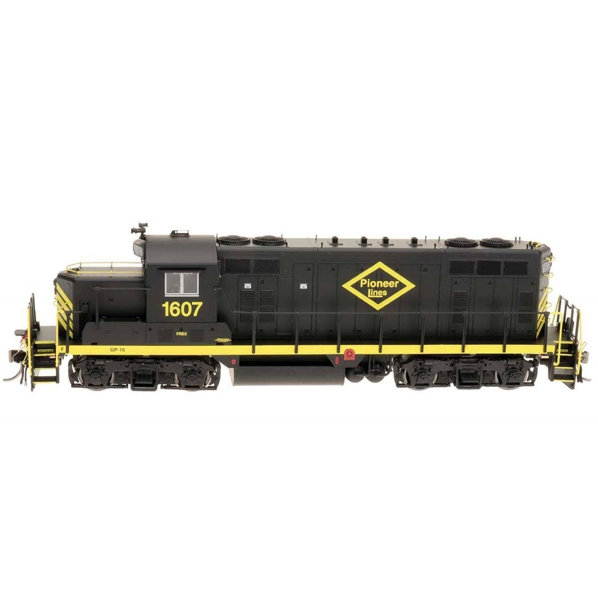 GP16 w/LokSound & DCC -- Pioneer Railcorp (black, yellow)