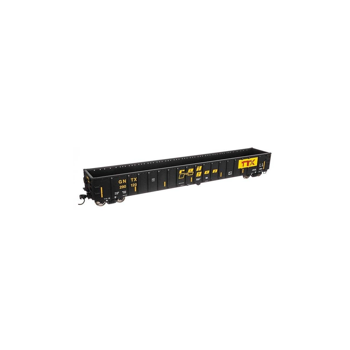 68′ Railgon Gondola - Ready To Run -- Railgon GNTX 290120, HO, WalthersMainline 6450