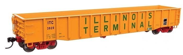 53′ Thrall Gondola - Ready to Run -- Illinois Terminal 3920, HO, WalthersProto 105513