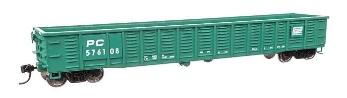 53′ Corrugated-Side Gondola - Ready To Run -- Penn Central 576108, HO, WalthersMainline 6088