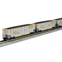 BethGon Coalporter 8-Pack - Ready to Run -- CSX (gray, yellow, yellow lettering), N, Kato USA Inc 1064632