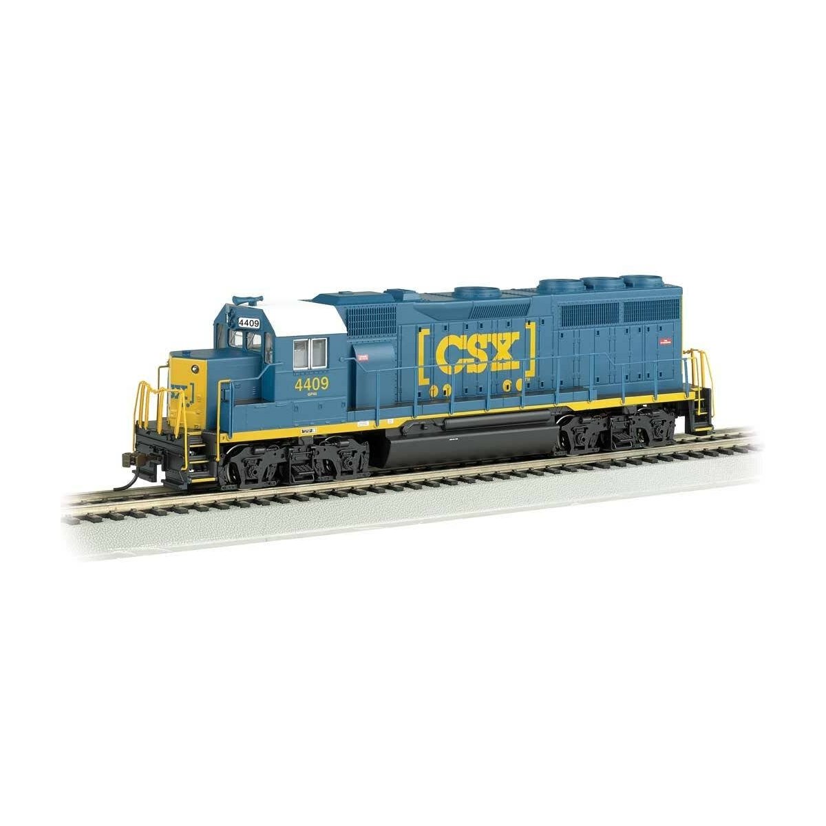 EMD GP40 - Standard DC -- CSX 4409 (Dark Future, blue, yellow)