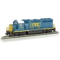 EMD GP40 - Standard DC -- CSX 4409 (Dark Future, blue, yellow), HO, Bachmann Industries 63530