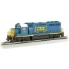 EMD GP40 - Standard DC -- CSX 4409 (Dark Future, blue, yellow)