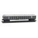50′ Steel 14-Panel Covered Gondola w/Fixed Ends - Ready to Run -- Chesapeake & Ohio 362734 (, N, Micro Trains Line 10600036