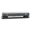 50′ Steel 14-Panel Covered Gondola w/Fixed Ends - Ready to Run -- Chesapeake & Ohio 362734 (, N, Micro Trains Line 10600036