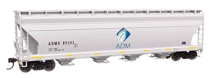 ACF 5250 4-Bay Centerflow Covered Hopper - Ready to Run -- Archer-Daniels-Midland 85141, HO, WalthersMainline 49207