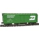 40′ Plug-Door Track Cleaning Boxcar - Ready to Run -- Burlington Northern (Cascade Green, white Large Logo)