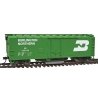 40′ Plug-Door Track Cleaning Boxcar - Ready to Run -- Burlington Northern (Cascade Green, white Large Logo)