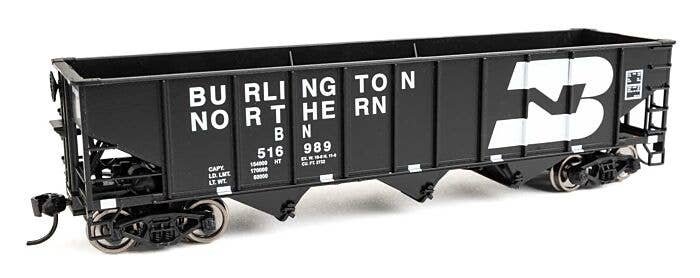 70-Ton AAR 3-Bay Open Hopper - Ready to Run -- Burlington Northern 516989, HO, WalthersMainline 56707