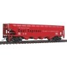 Offset Hopper - Ready to Run -- Santa Claus Coal Express, HO, WalthersTrainline 1439