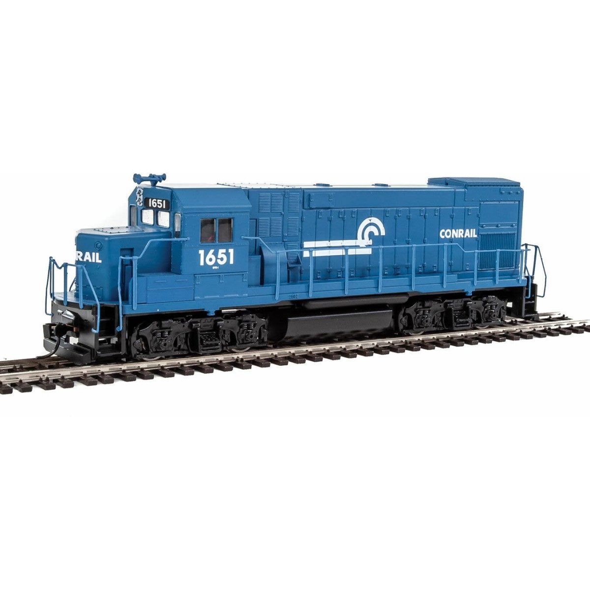 EMD GP15-1 - Standard DC -- Conrail (blue, white)