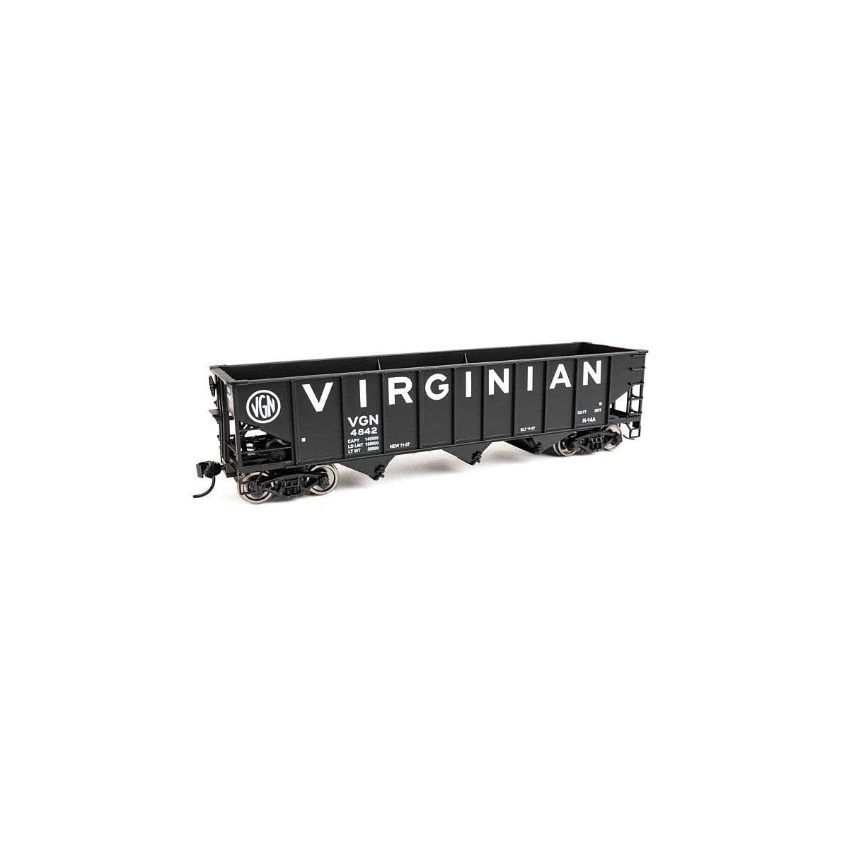 70-Ton AAR 3-Bay Open Hopper - Ready to Run -- Virginian 4842, HO, WalthersMainline 56732